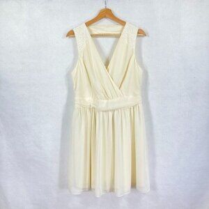Asos Sequin Sleeveless Dress V-Neck Cut Out Back Fairy Coquette Feminine NWT